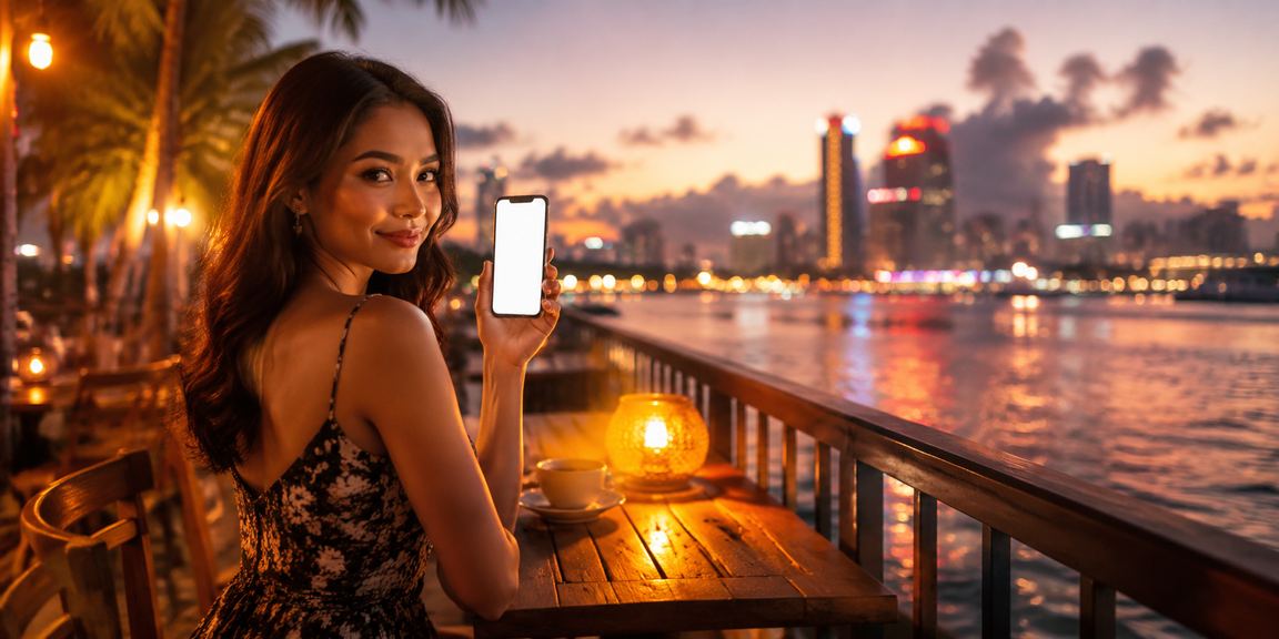 Aplikasi kasino Kuala Lumpur dalam gaya moden dengan neon