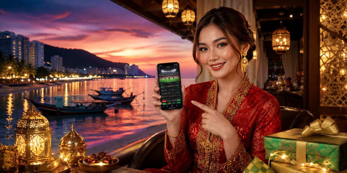 Pemain dari Penang menggunakan telefon untuk deposit taruhan badminton